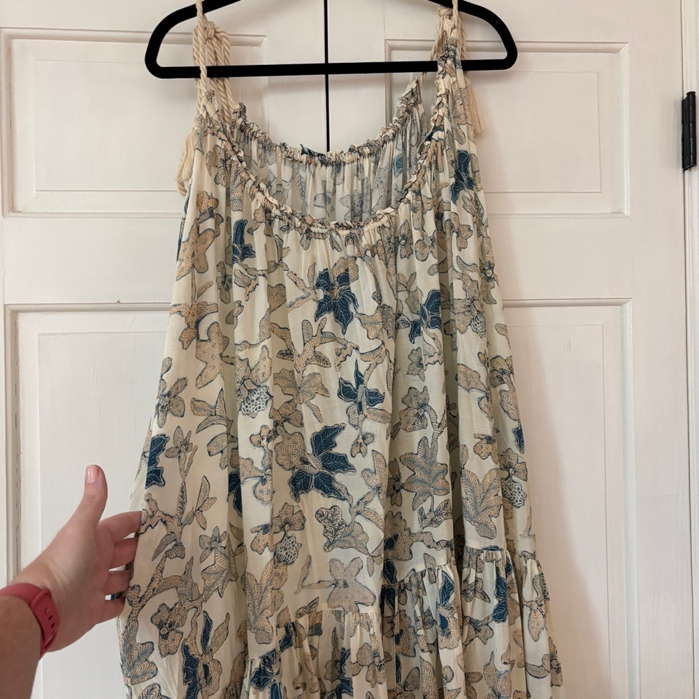 2022 Ulla‎ Johnson Cari Coverup Dress Jasmine Beach Print Size Small Resort - Picture 14 of 16